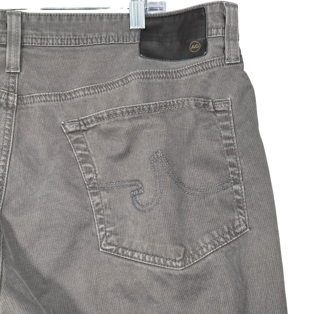 AG Adriano Goldschmied Mens 36x34 (36x33) The‎ Everett Slim Straight Pants Grey